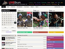 Tablet Screenshot of livebrum.co.uk